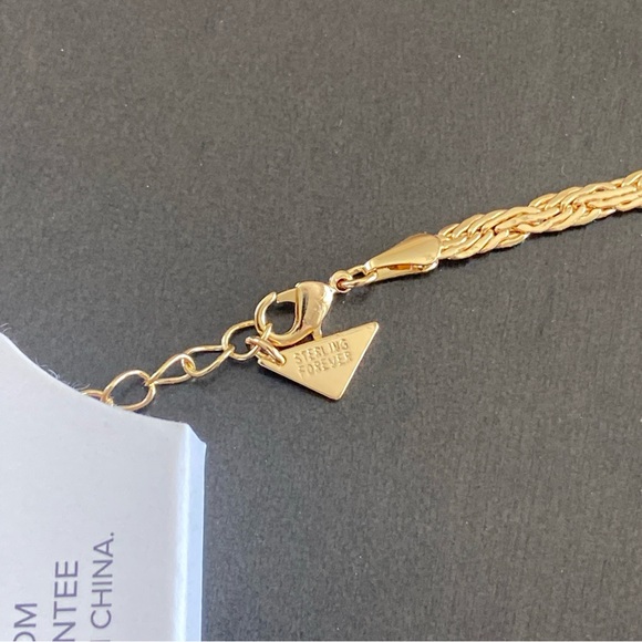 Sterling Forever 14K Gold Plated Brandy Chain Necklace - Picture 7 of 8